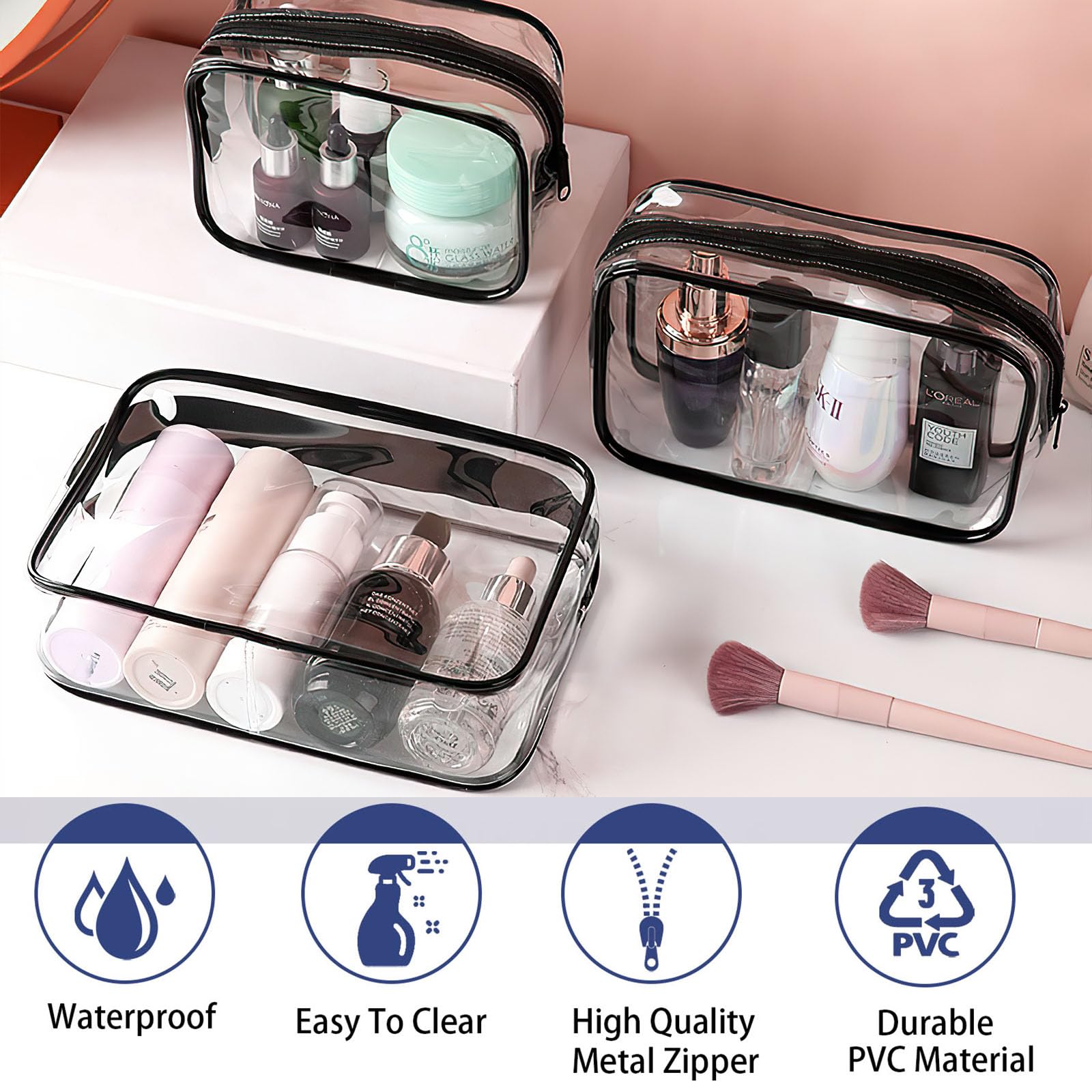 YOQIVEXU tamaño compacto perfecto para maleta de mano y bolsos.