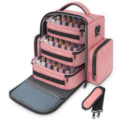 YOREPEK nail polish organizer front view highlights 72-bottle capacity