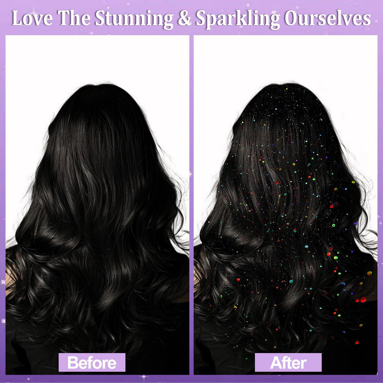 Yosca glitter spray on clothes adds sparkly accents for parties.