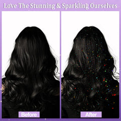 Yosca glitter spray on clothes adds sparkly accents for parties.