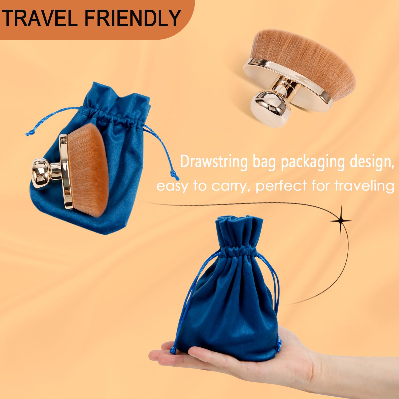 Yoseng body brush ideal for legs and torso for quick application