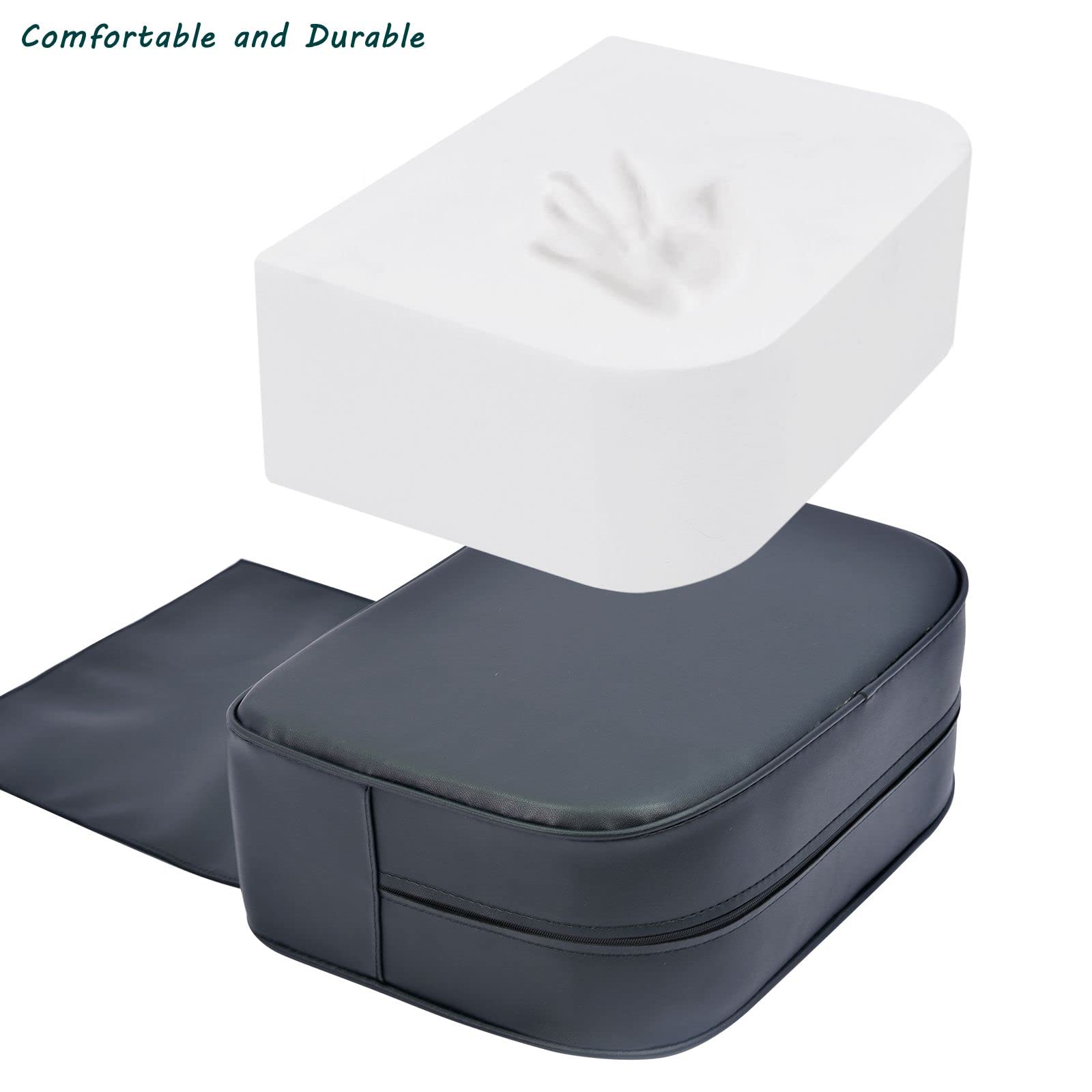 YOSHIKO booster cushion offers an easy-clean surface for busy salons.