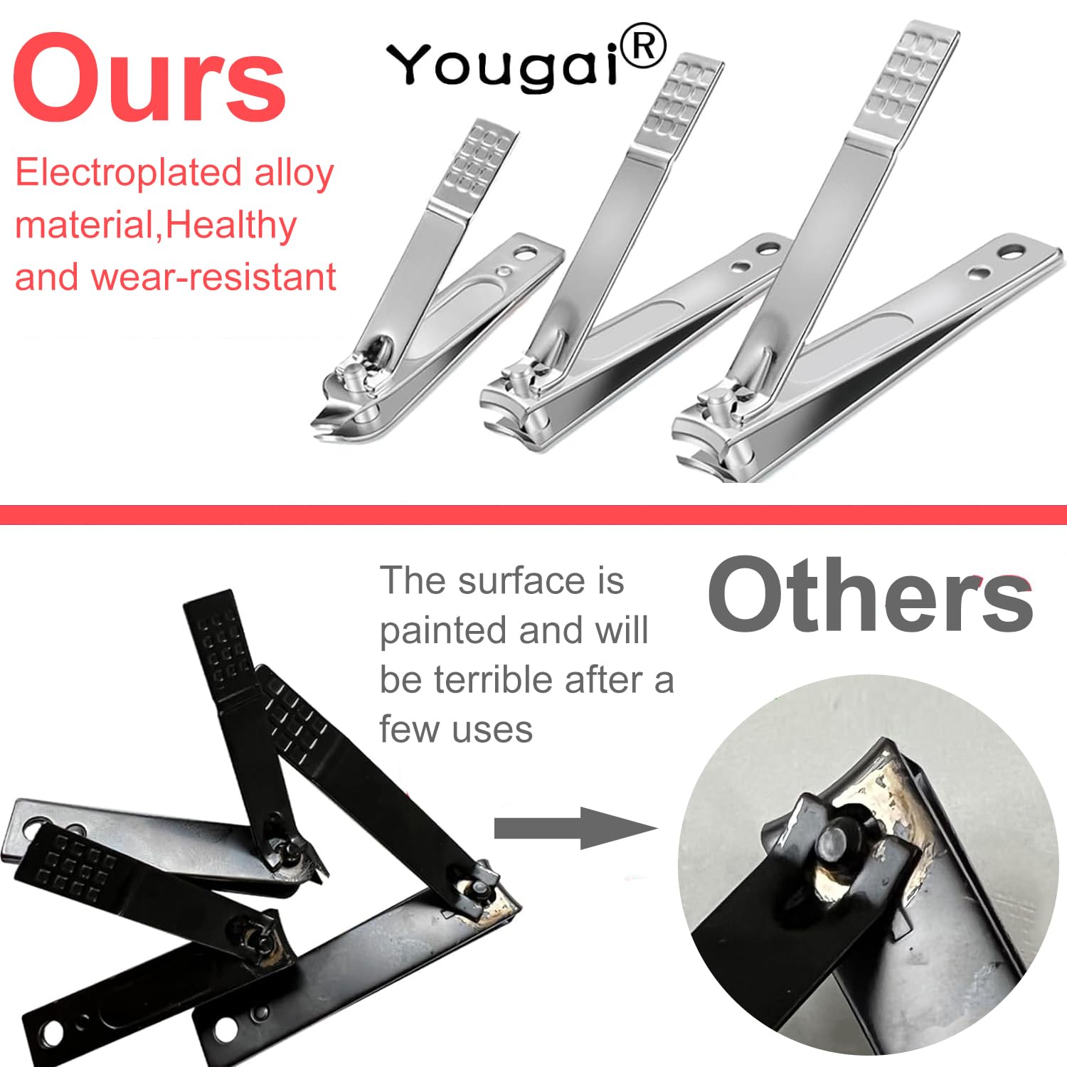 Yougai PU leather travel case highlights stylish, durable storage for grooming tools.