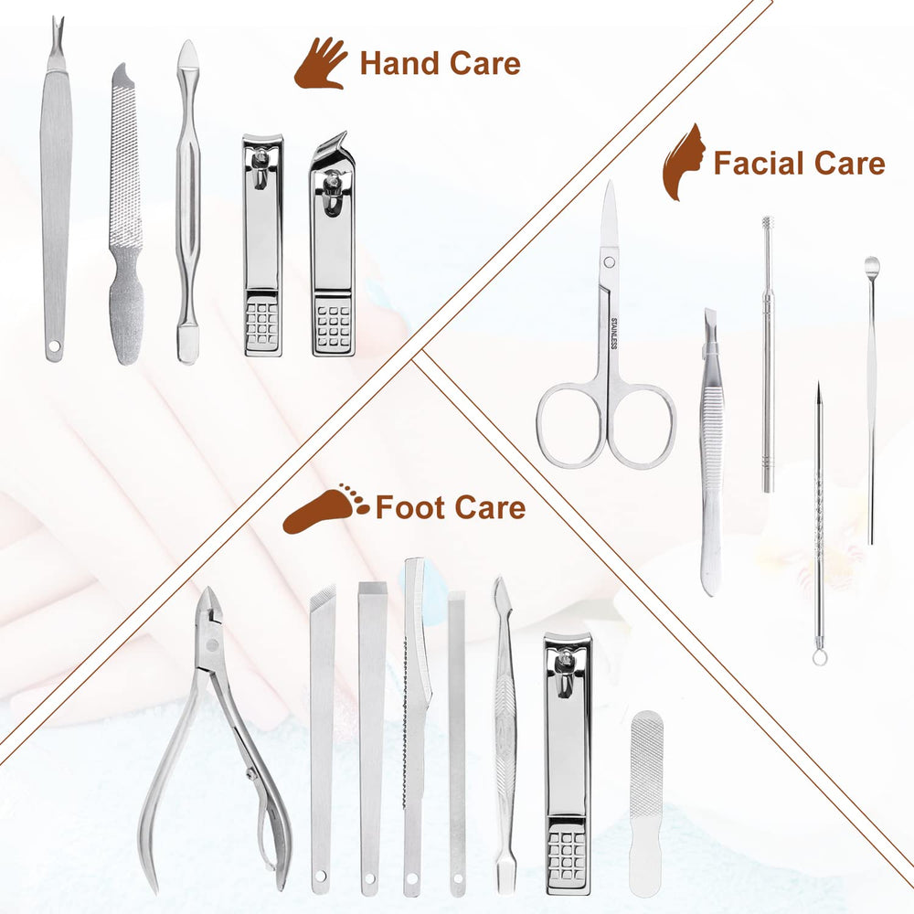 Yougai multi-tool nail kit open case for on-the-go grooming.