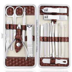 Yougai nail-clippers-set premium stainless tools in sleek travel-case.