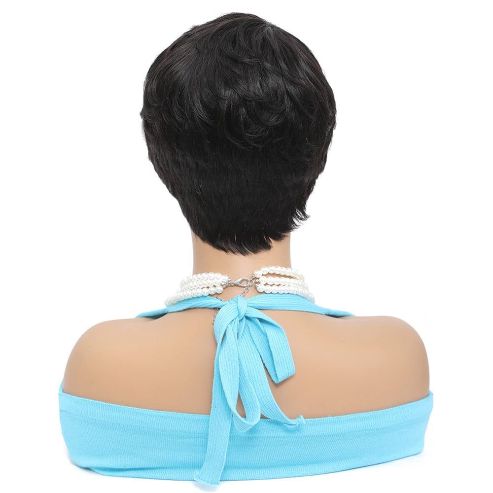 YOUKNOWIG pixie cut wig daily-use image emphasizes effortless, natural-looking style.