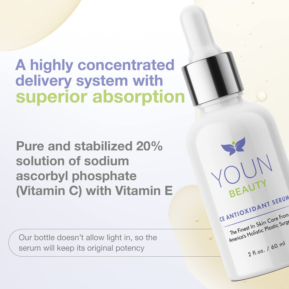 YOUN Beauty hyaluronic acid droplets demonstrate hydration-focused skincare for refreshed skin.