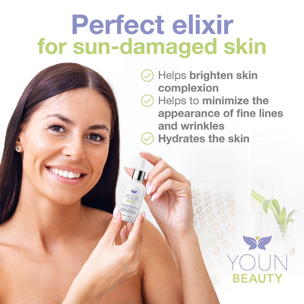 YOUN Beauty jojoba oil visual suggests moisturized, supple skin after use.