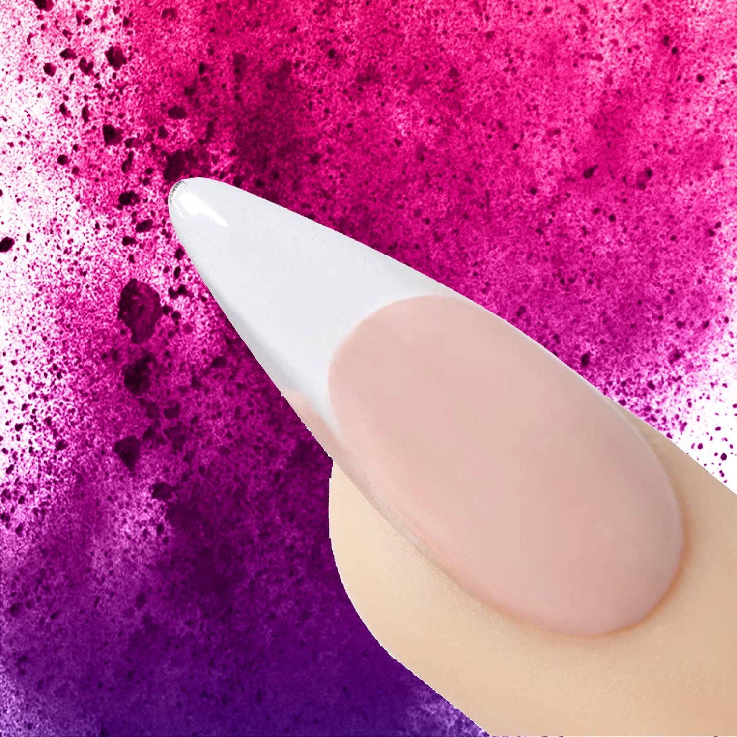 Young Nails color range includes nude pink and clear for versatile designs.