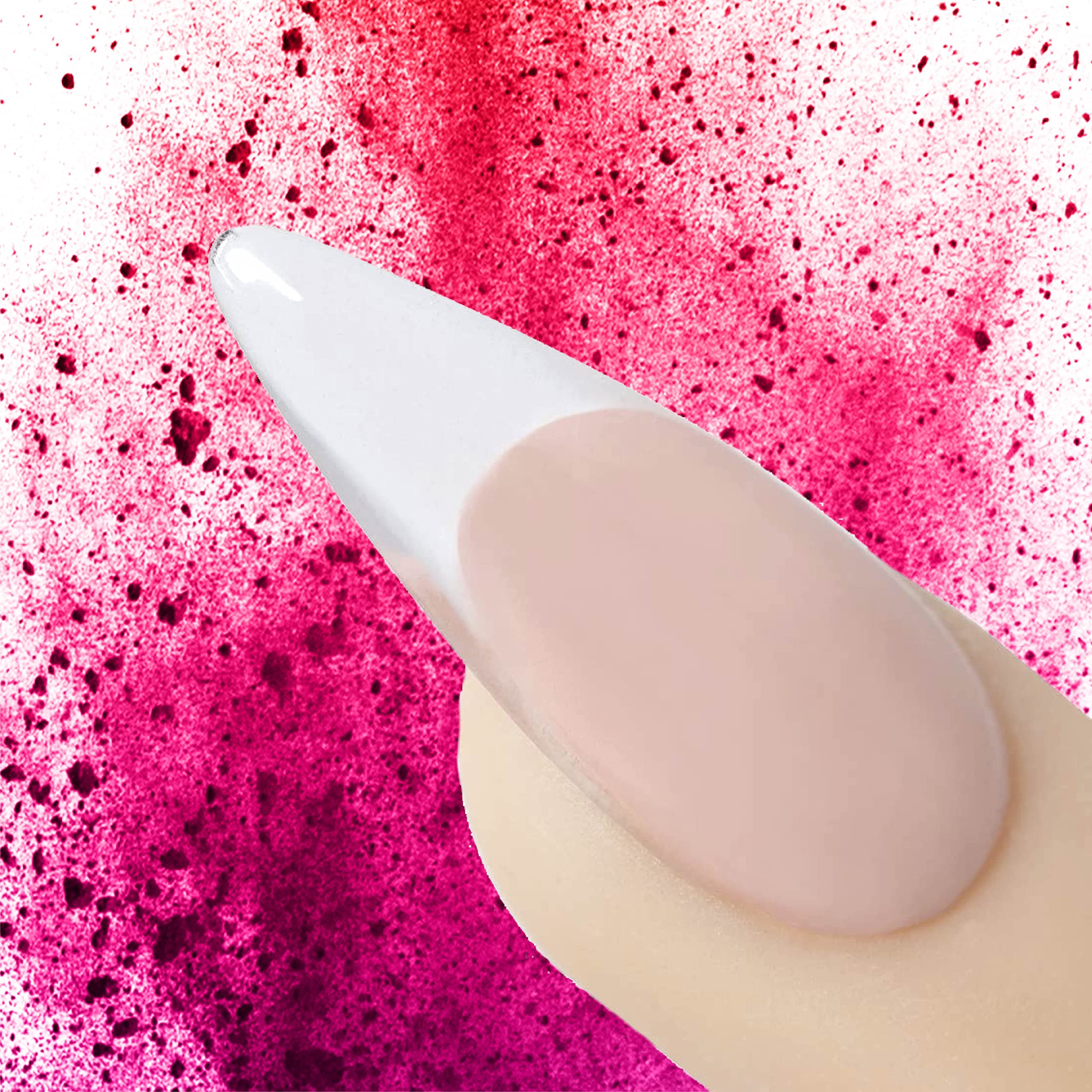 Young Nails Acrylic Core Powder offers color varieties for natural nude pink and clear nails.