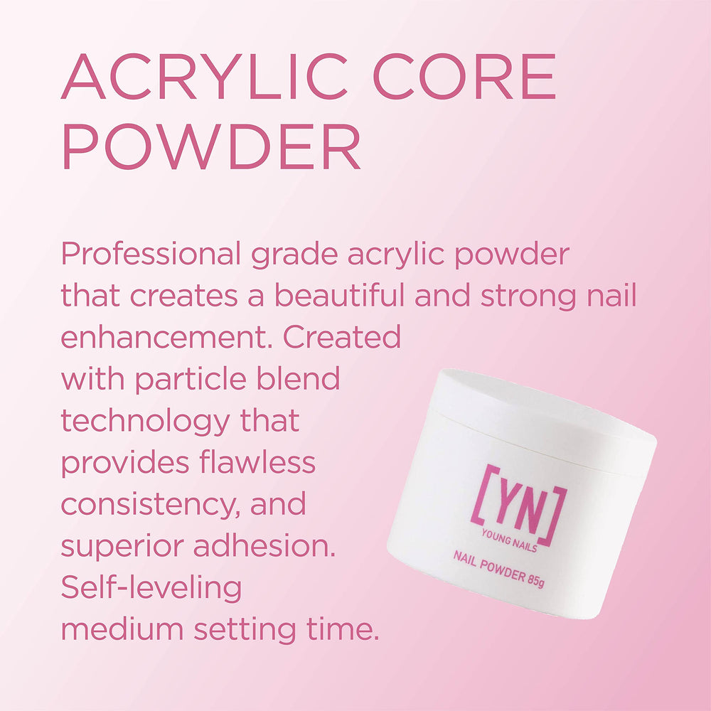 Young Nails French Pink close-up showing natural-looking nail enhancement with durable color