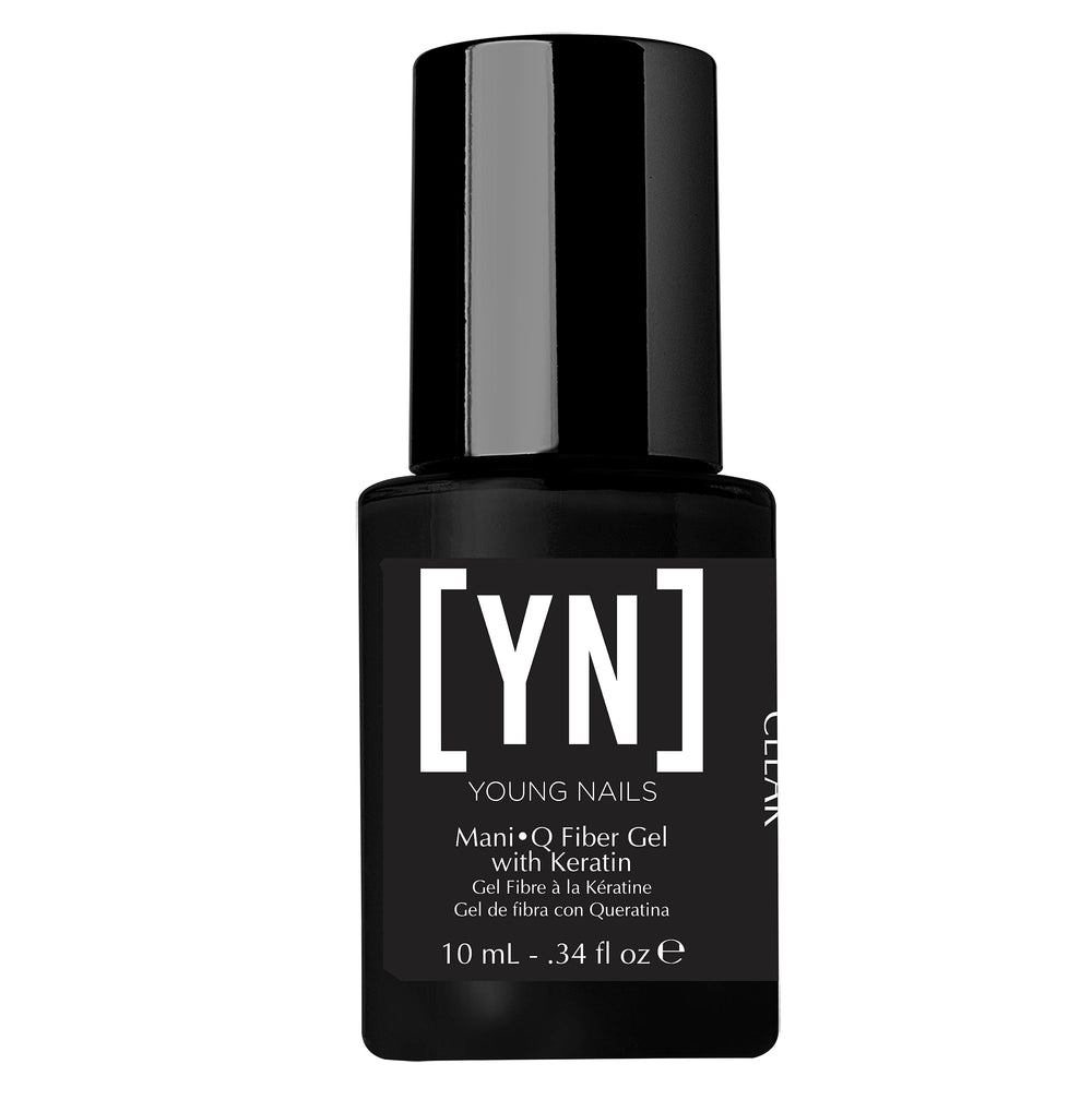 ManiQ de Young Nails, gel de fibra con keratina, aplicación uniforme y adherencia duradera