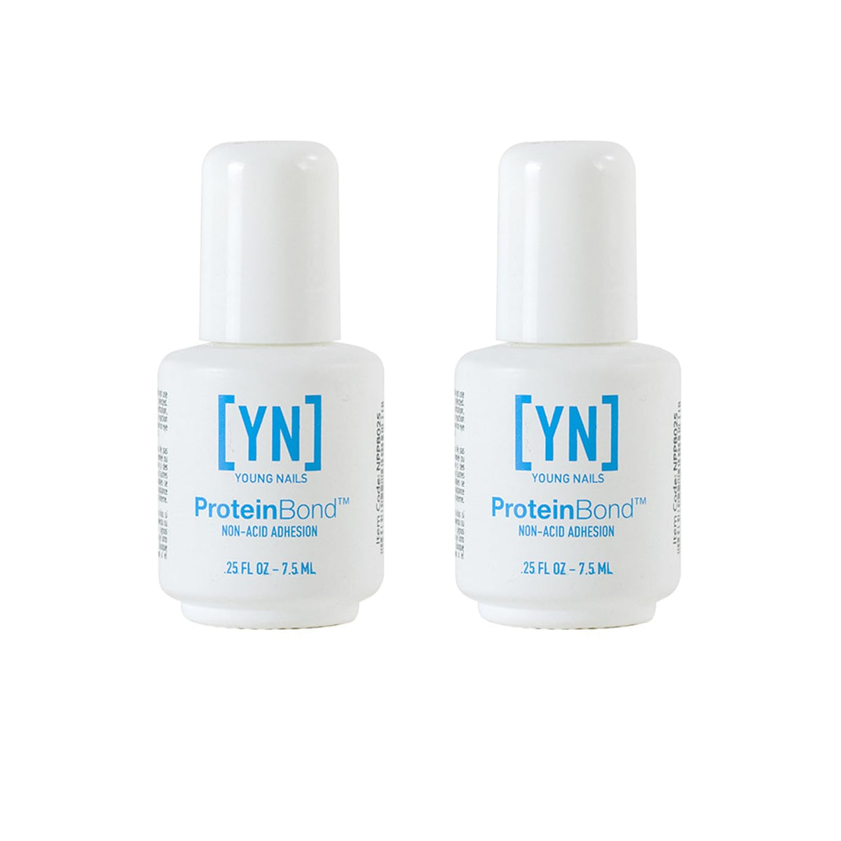 Young Nails Nail Protein Bond bottle closeup showcasing non-acidic adhesion for keratin bonding