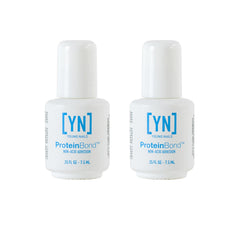 Young Nails Nail Protein Bond bottle closeup showcasing non-acidic adhesion for keratin bonding