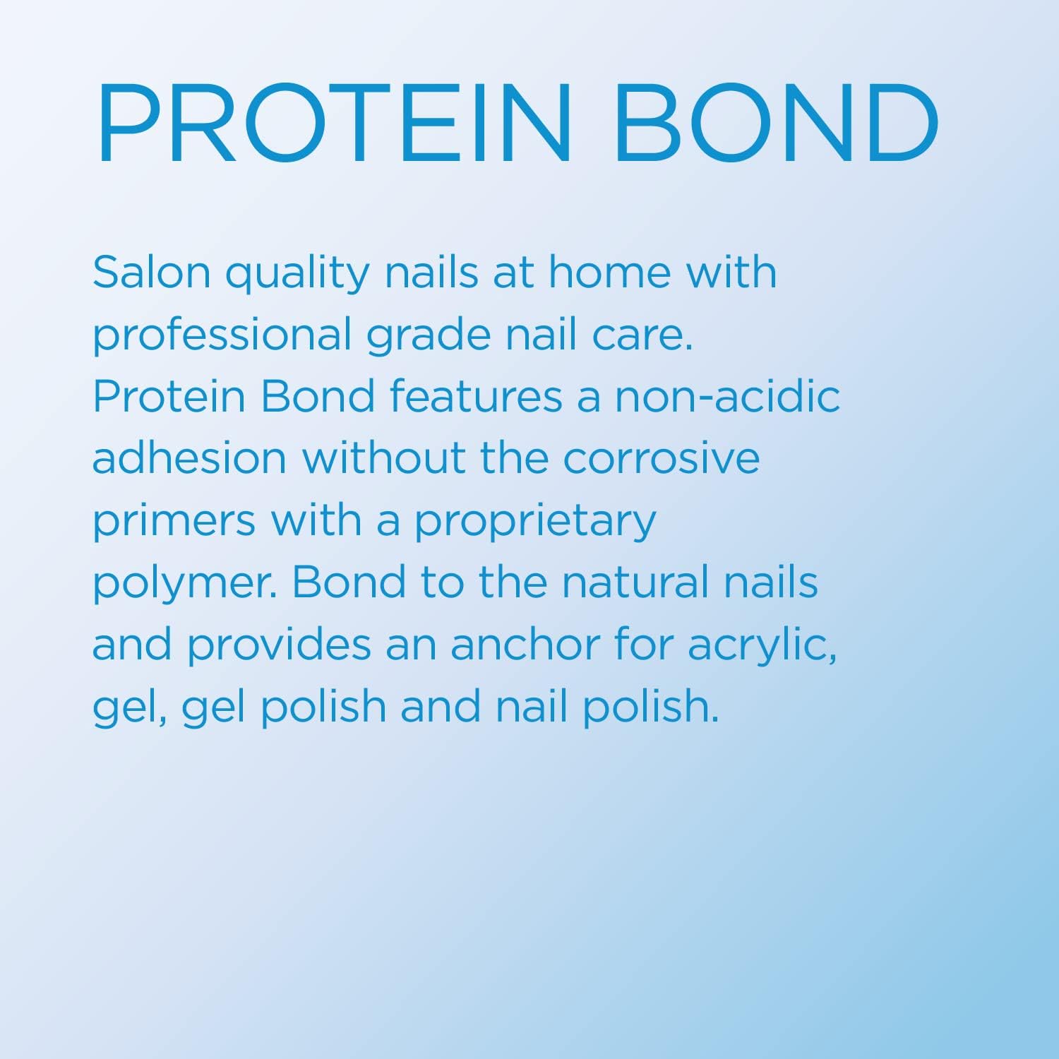 Young Nails Protein Bond packaging showing non-acidic primer for gentle nail prep