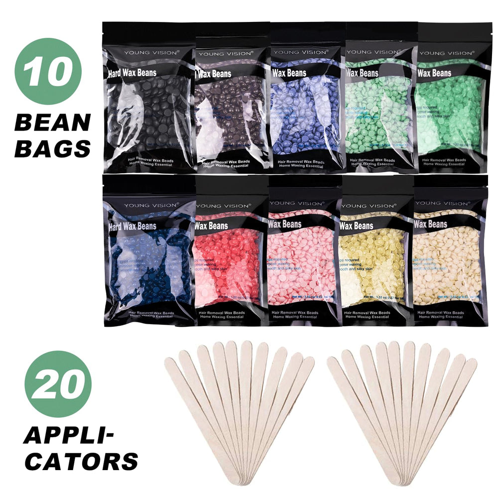 YOUNG VISION beads are suitable for face, arms, legs, and bikini areas