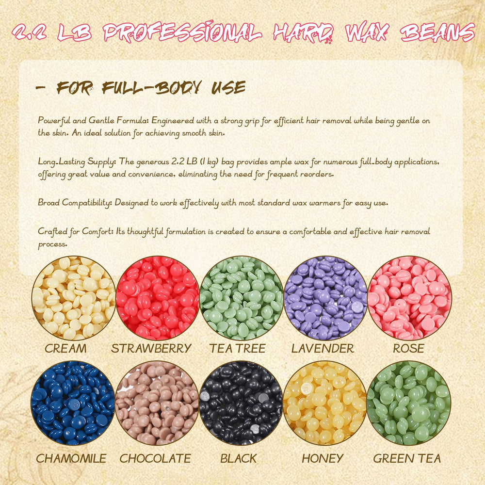 YOUNG VISION wax beads melt at 40–45°C for easy application