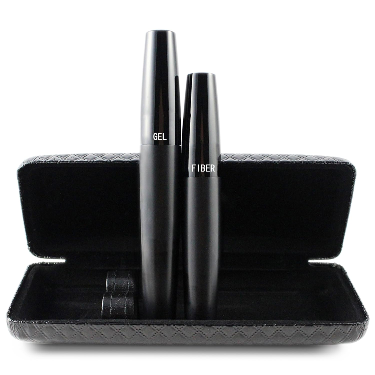Youngfocus 3D Fiber Mascara tubes closeup showing dual tubes for length and volume