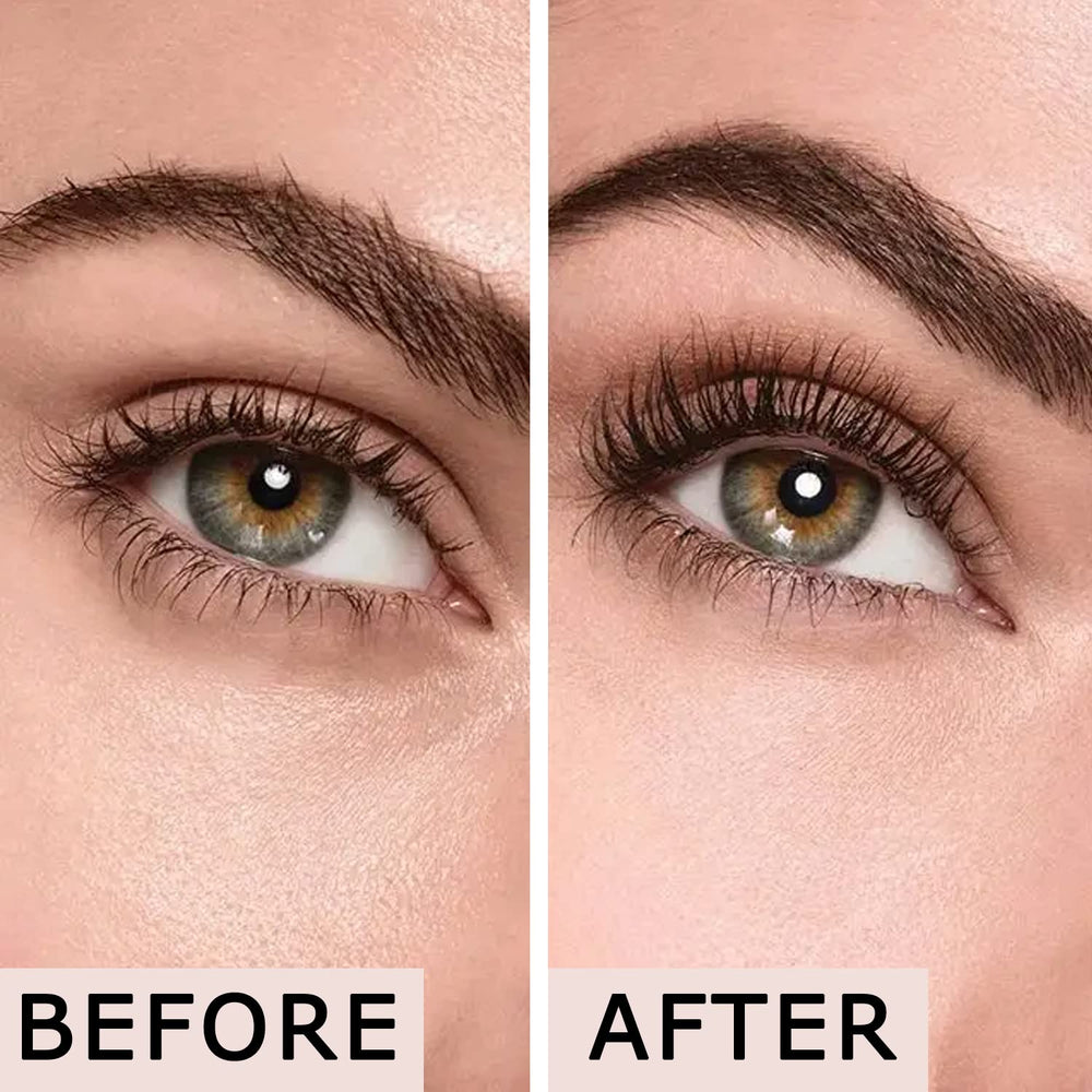 Youngfocus 3D Silk Fiber Mascara fiber tube close-up showing lightweight fibers for lift