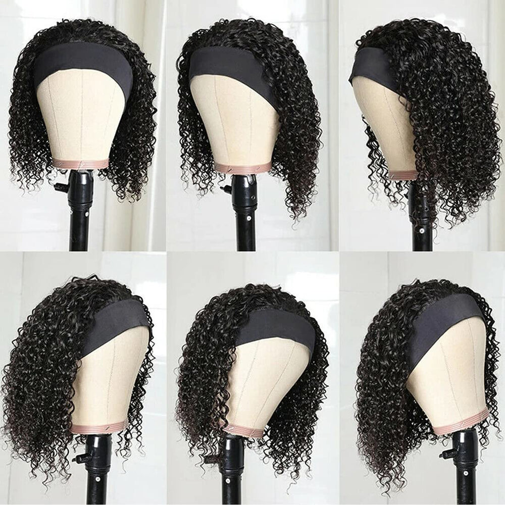 Youngirl human hair wig 150% density close-up shows fullness