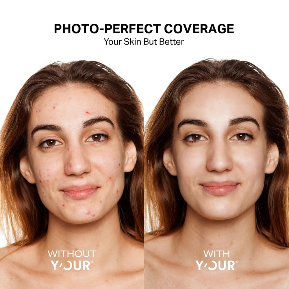 Y'OUR Tinted Moisturizer hydrating formula close-up for nourished, comfortable skin.
