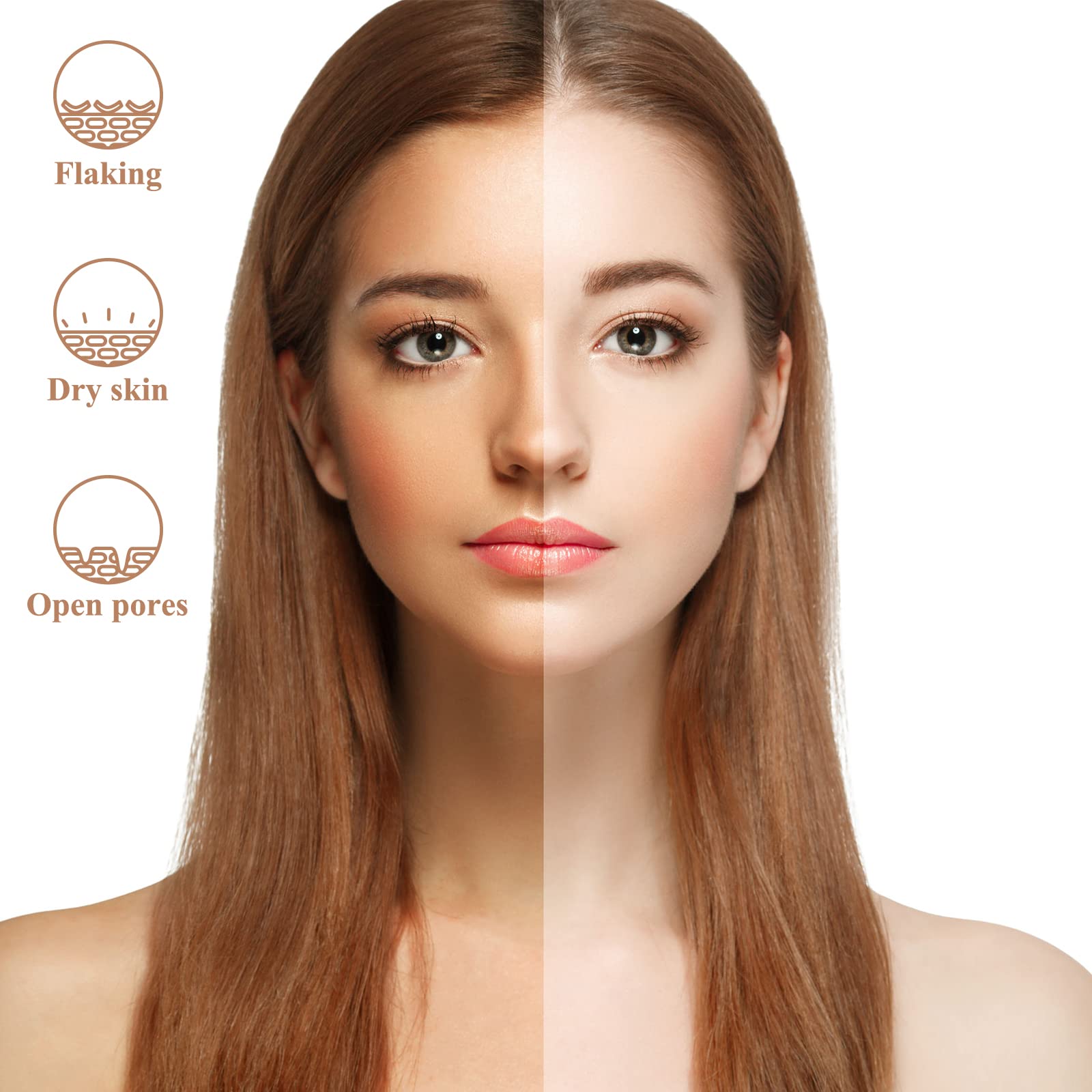 YourMate facial steamer adjustable nozzle delivers targeted mist for personalized care