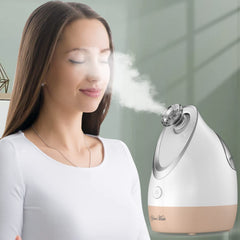 YourMate aromatherapy function allows calming diffused oils during routine skin care