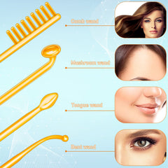 YourMate curved-tube wand focusing on the nasal groove for contouring.
