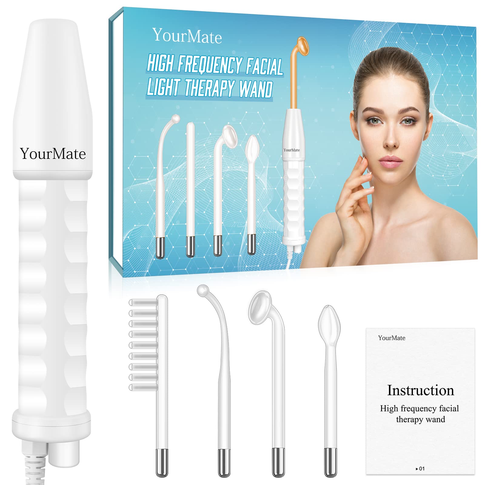 YourMate wand used after cleansing with serum to aid absorption.