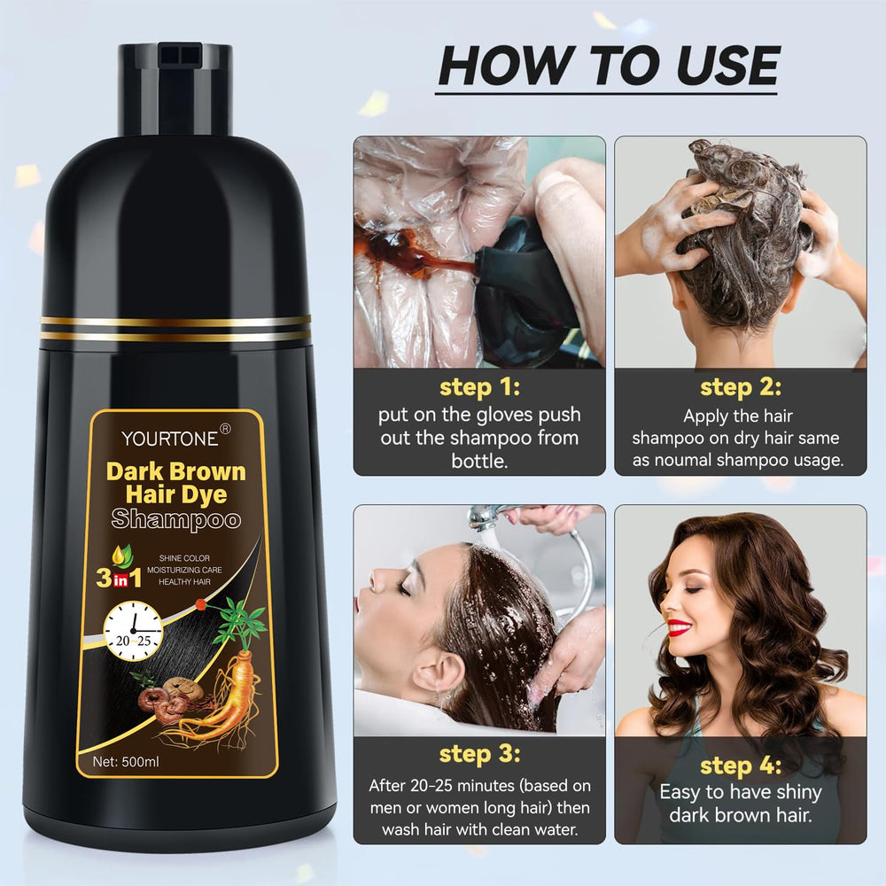 YOURTONE Polygonum multiflorum component stabilizes scalp while coloring.