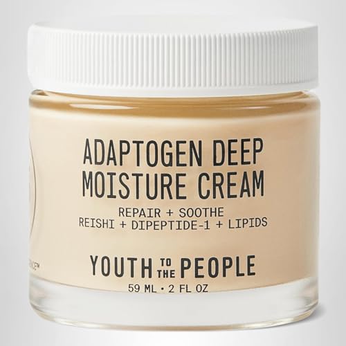 NEA Seal and eczema-friendly recognition on Youth To The People Adaptogen Moisture Cream.