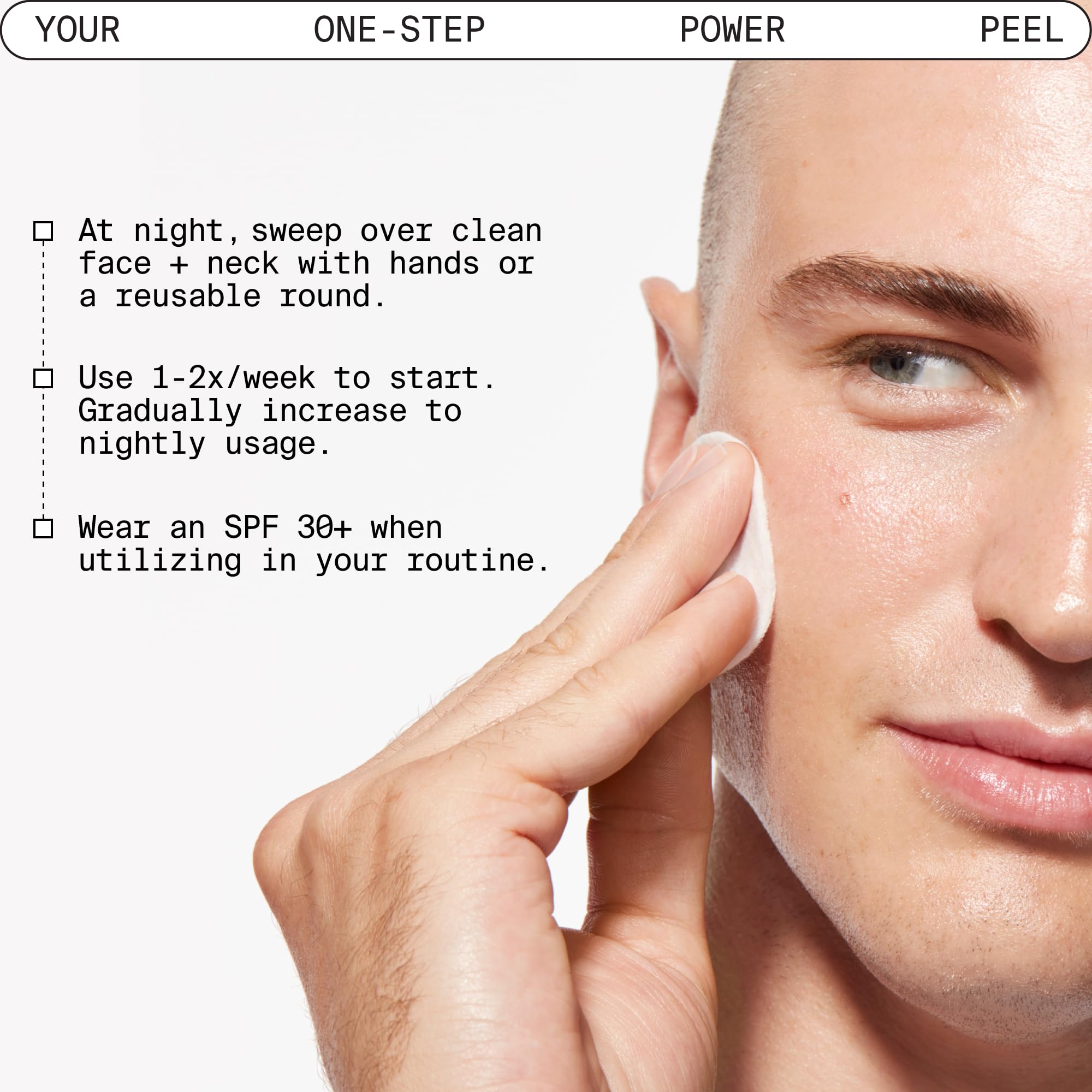 Liquid application of the toner showing non-sticky, quick-absorption texture