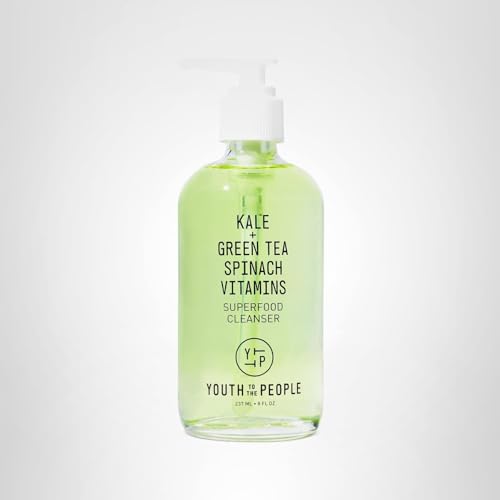 Youth To The People pH-balanced skin glow with daily cleanser routine.