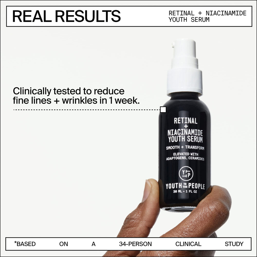 Youth To The People fragrance-free label signals gentle formula for sensitive skin