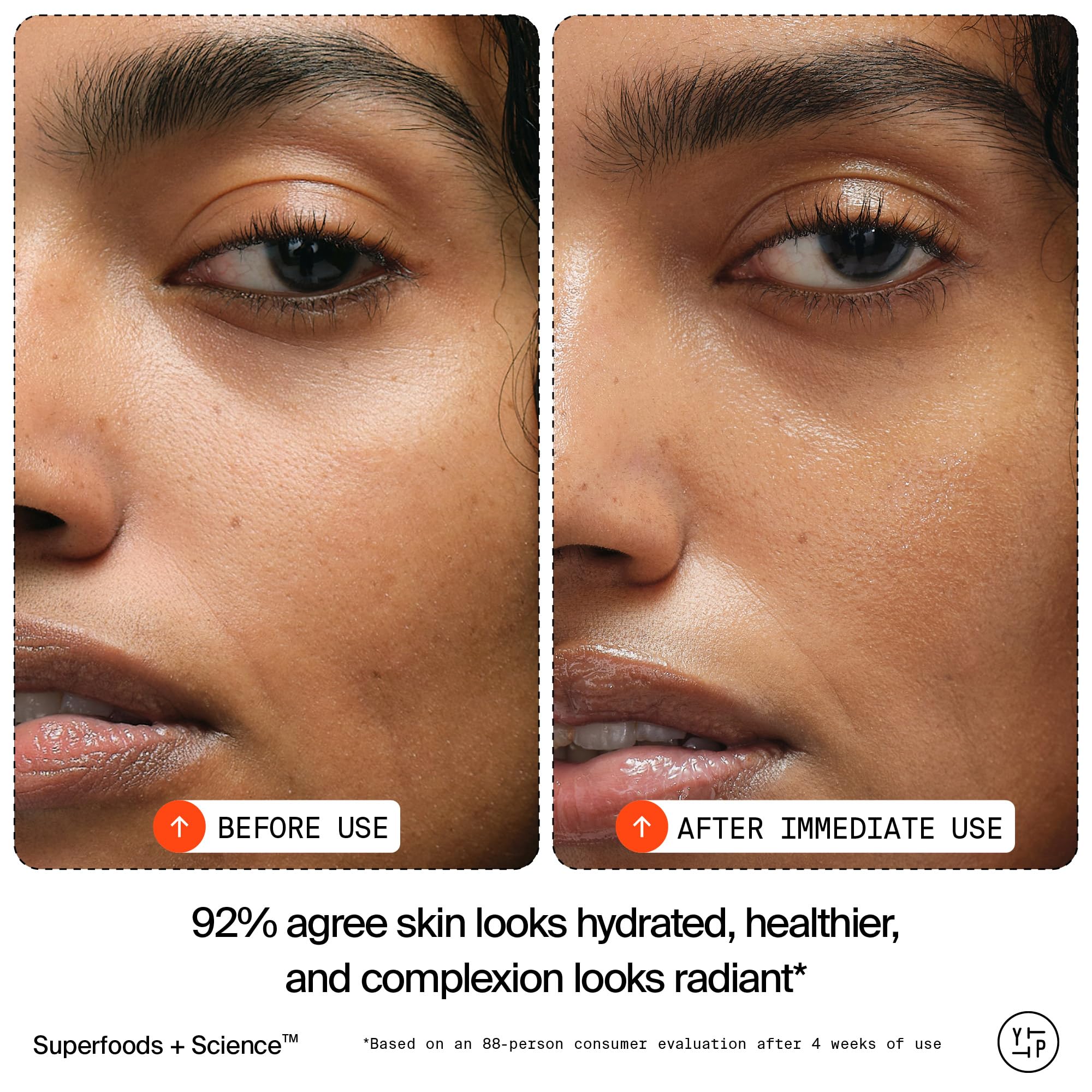 Youth To The People Skin Drip pump applicator ensures clean, controlled daily use.