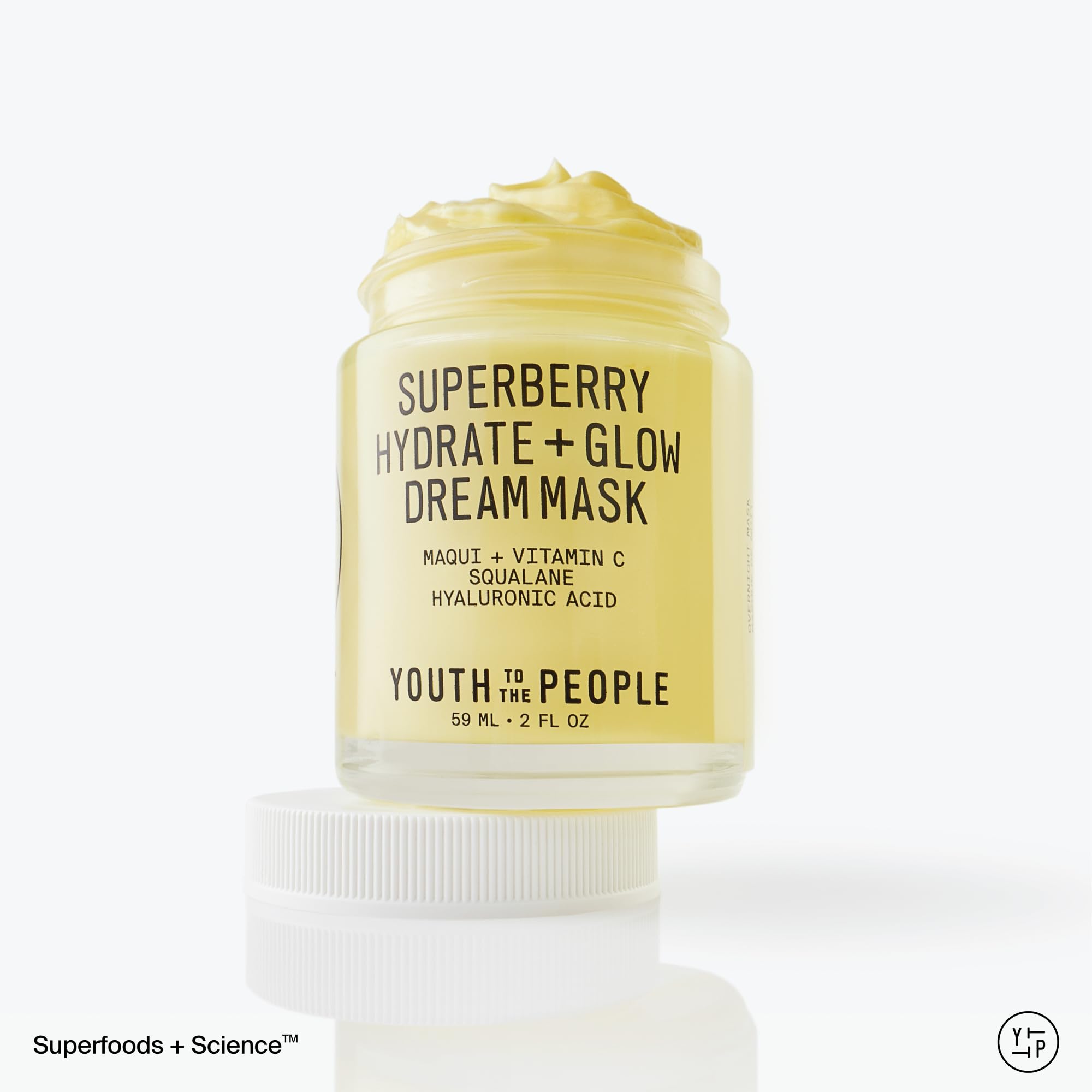 Youth To The People superberry dream mask travel night application scene.