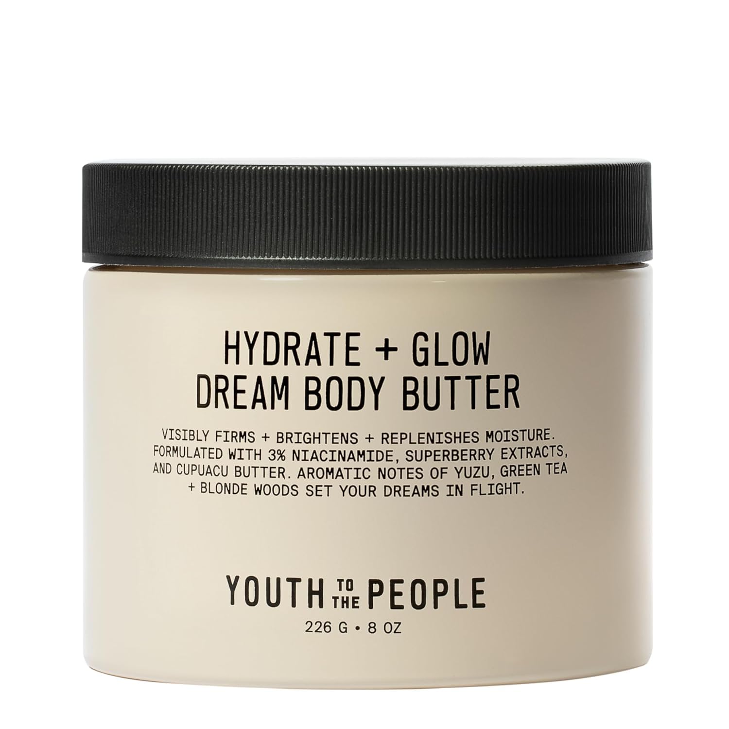 Youth To The People Superberry Hydrate + Glow bottle demonstrates radiant hydration for daily use
