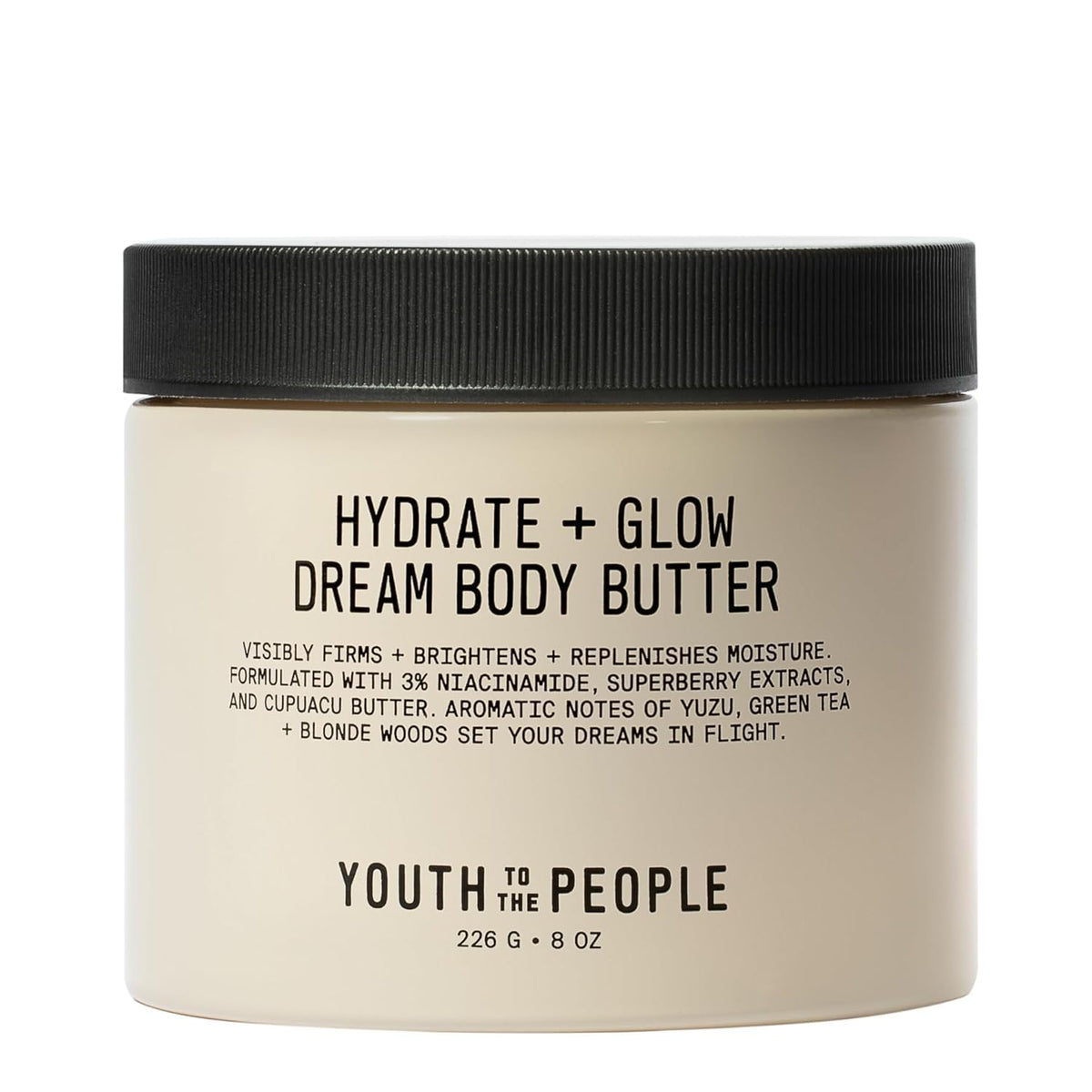 Youth To The People Superberry Hydrate + Glow bottle demonstrates radiant hydration for daily use