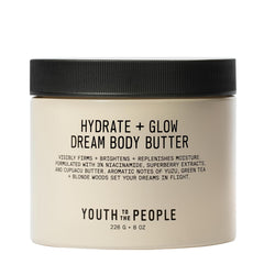 Youth To The People Superberry Hydrate + Glow bottle demonstrates radiant hydration for daily use