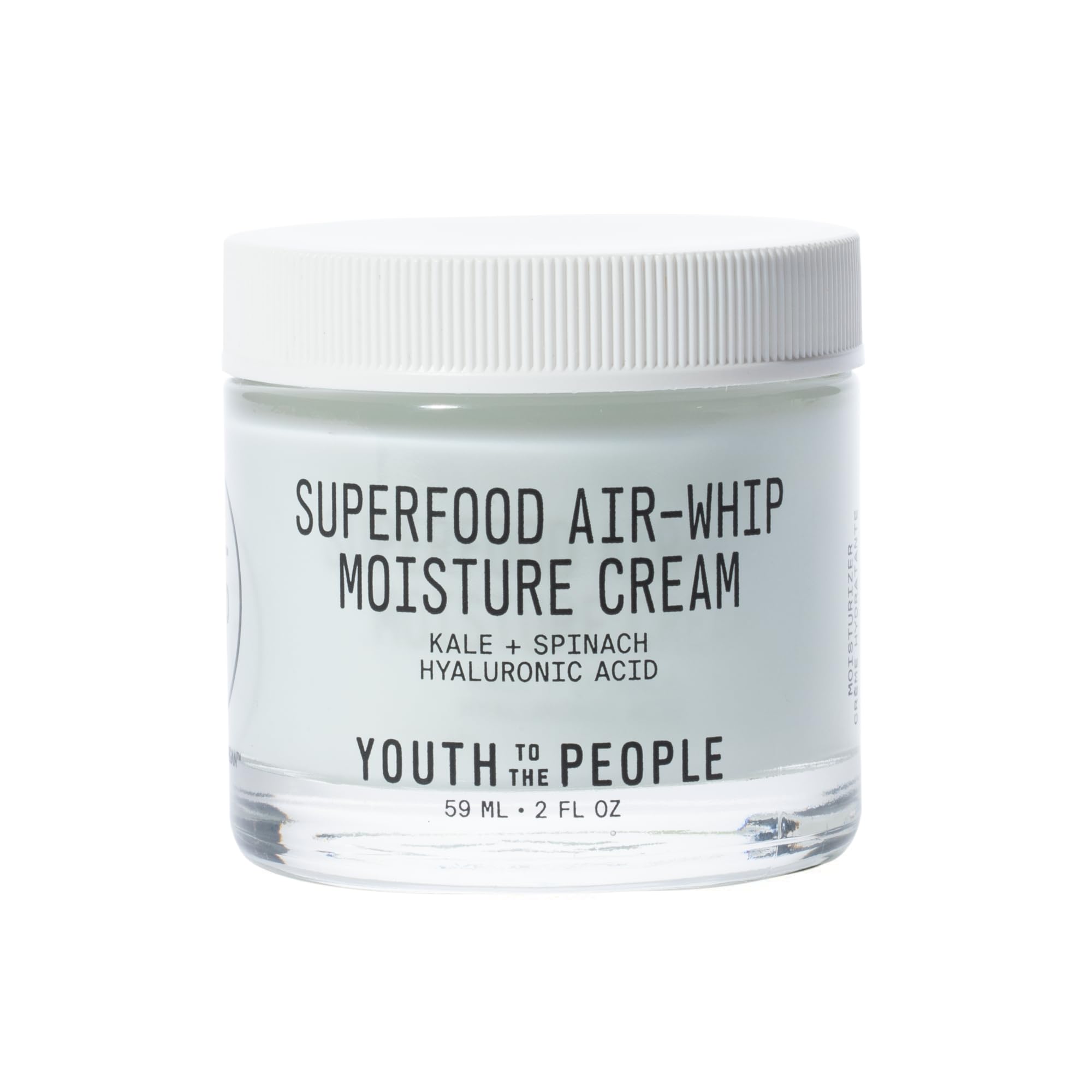 Youth To The People superfood air-whip cream jar closeup highlighting rich hydration.