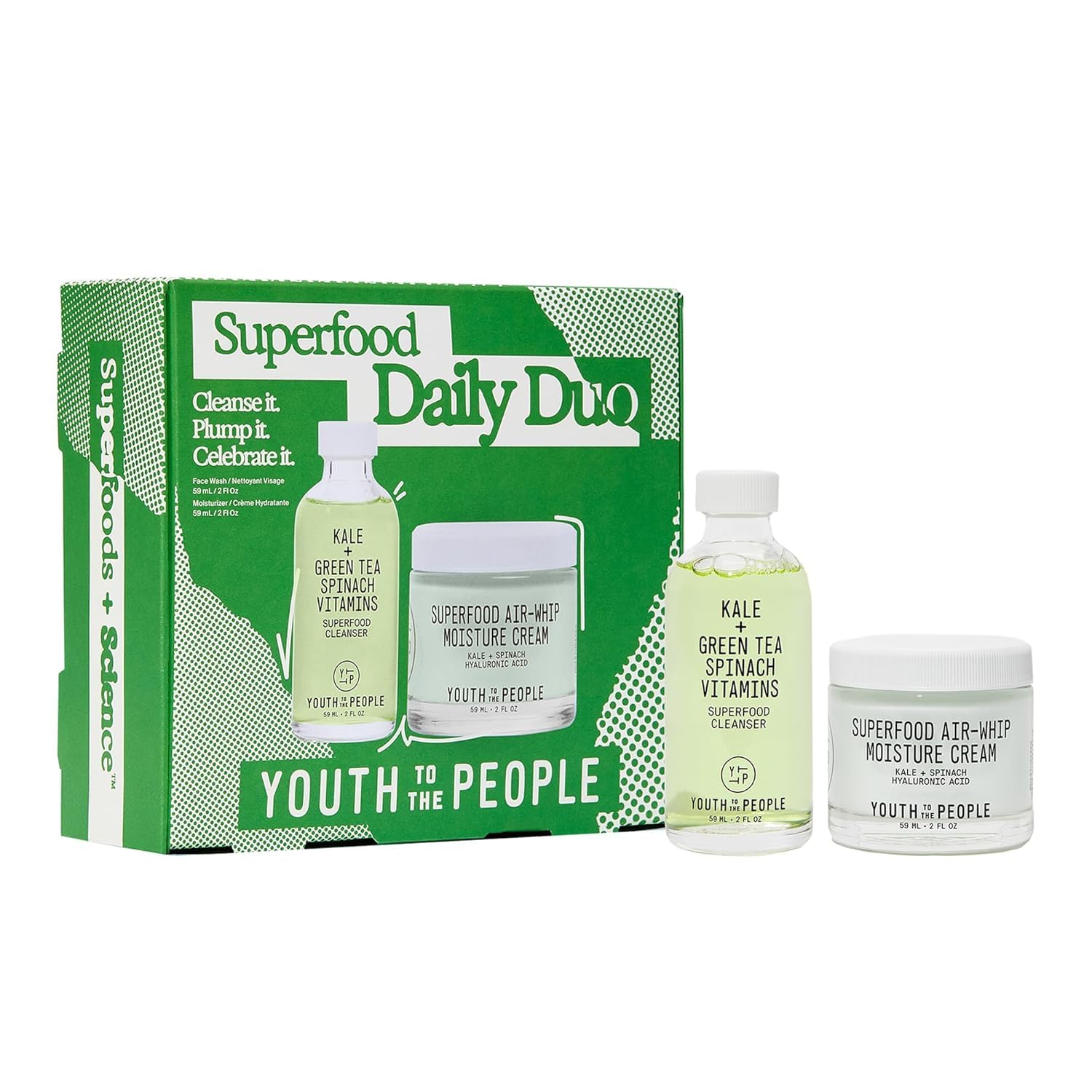 Youth To The People superfood cleanser travel-size bottle for gentle makeup removal