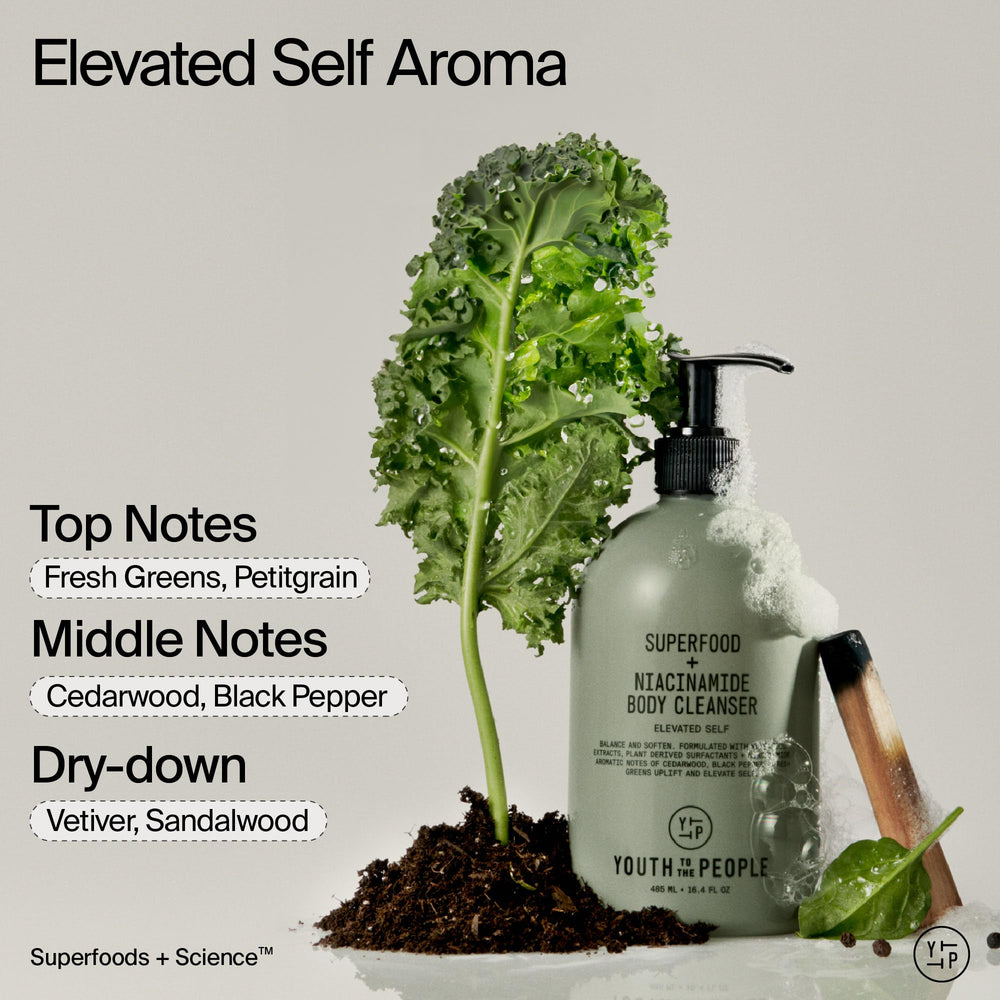Youth To The People elevated-self-scent highlights mood-boosting aroma during cleansing