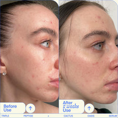 1oz packaging of Youth To The People triple peptide oasis serum for travel.