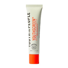 Youth To The People Youthscreen Sunscreen bottle front shows daily SPF 60 and dewy finish.
