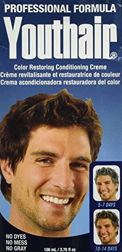 Youthair Creme Lead-Free being applied to hair, highlighting easy, mess-free use.
