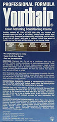 Applying Youthair Creme Lead-Free to mid-length hair for natural, lasting color.