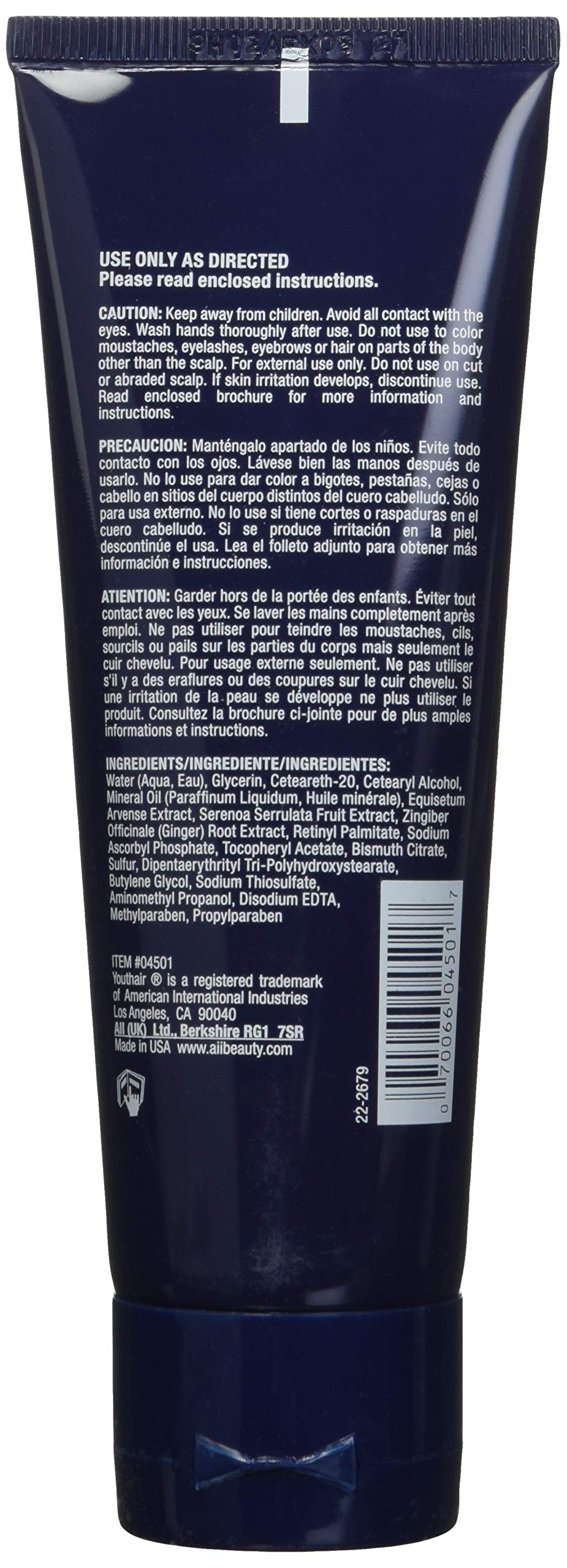 Natural color result swatch showing youthful tone without dye.