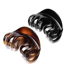 YOUXUAN hair claw black close-up showing secure hold