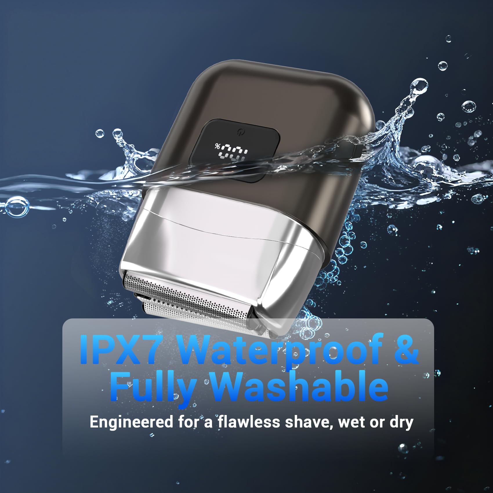 YOXSPD dual-speed shaver lets you choose gentle or efficient settings.