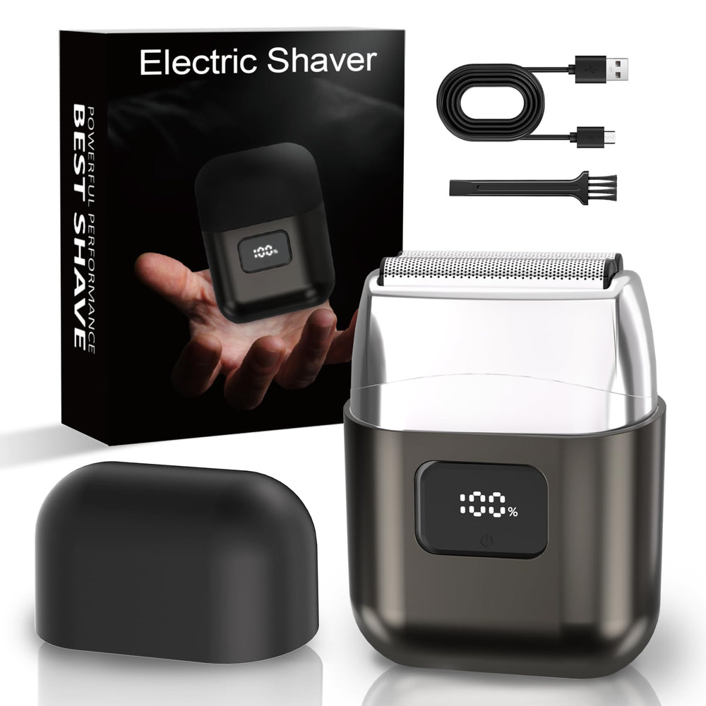 YOXSPD electric foil shaver compact design highlights portable grooming for travel.